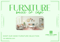 Quality Furniture Sale Postcard