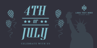 Celebrate Independence Twitter Post Design