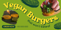 Vegan Burgers Twitter Post