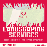 Clean Landscape Professionals Instagram Post Design