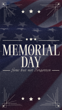 Elegant Memorial Day Facebook Story