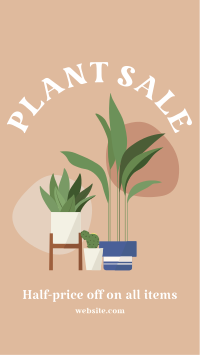 Quirky Plant Sale Facebook Story