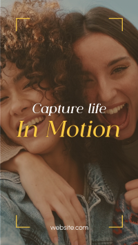 Capture Life in Motion Facebook Story