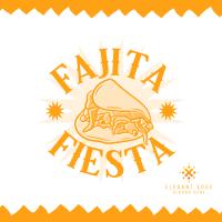 Fajita Fiesta Instagram Post Design