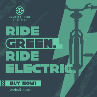 Green Ride E-bike Linkedin Post
