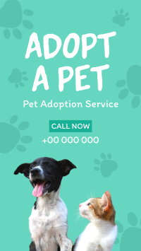 Pet Adoption Service Facebook Story