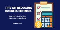 Reduce Expenses Twitter Post