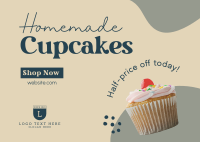 Cupcake Sale Postcard