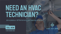HVAC Technician Animation