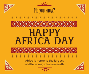 Decorative Africa Day Facebook Post Image Preview