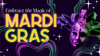 Mardi Gras Greeting Animation