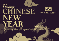 Dragon Chinese New Year Postcard