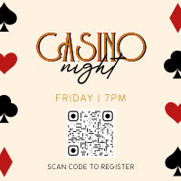 Casino Night Elegant Linkedin Post