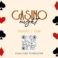Casino Night Elegant Linkedin Post Image Preview