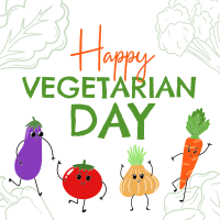 Veggie Party Fun! Linkedin Post Design