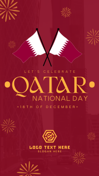 Qatar Independence Day TikTok Video Design