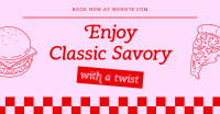 Retro Restaurant Facebook Ad