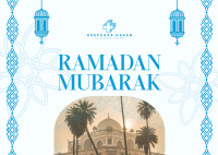 Ramadan Celebration Postcard Image Preview