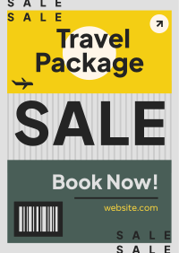 Travel Package Sale Poster