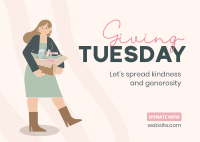 Tuesday Generosity Postcard