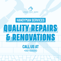 Home Repair Service Instagram Post Design