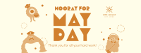 Hooray May Day Facebook Cover Image Preview