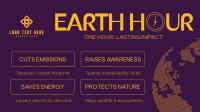 Earth Hour Benefits Animation