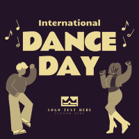 Dancing Couple Instagram Post Design