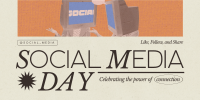 Modern Social Media Day Twitter Post Design