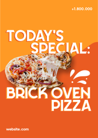 Brick Oven Pizza Flyer