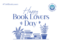 Book Lovers Celebration Postcard