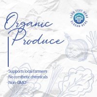 Organic Produce Instagram Post