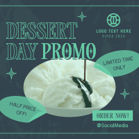 Contemporary Dessert Promo Instagram Post