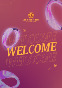 Abstract Welcome Page Flyer