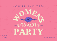 Women's Equality Celebration Postcard