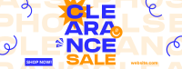 Clearance Sale Scribbles Facebook Cover