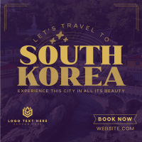 Travel to Korea Instagram Post