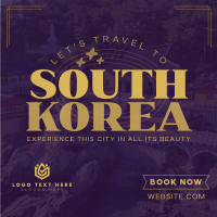 Travel to Korea Instagram Post Image Preview