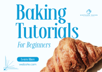 Learn Baking Now Postcard Image Preview