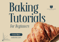 Learn Baking Now Postcard