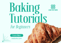 Learn Baking Now Postcard