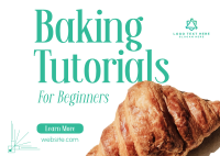 Learn Baking Now Postcard