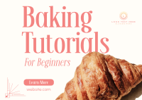 Learn Baking Now Postcard