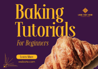 Learn Baking Now Postcard