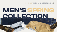 Mens Spring Fashion Animation