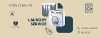 Laundry Shop Service Facebook Cover