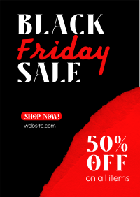 Black Friday Flash Sale Flyer