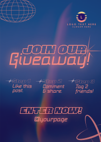 Retro Pop Giveaway Poster