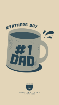 Father's Day Coffee Facebook Story