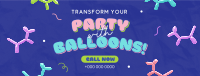 Quirky Party Balloons Facebook Cover